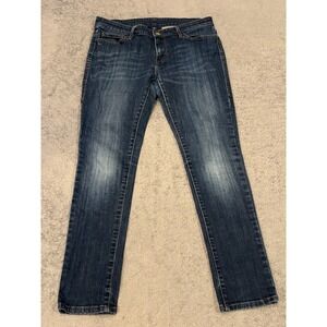 LEVI'S 531 Low Skinny Jeans Womens 8 Short Dark Wash Blue Denim Stretch Casual